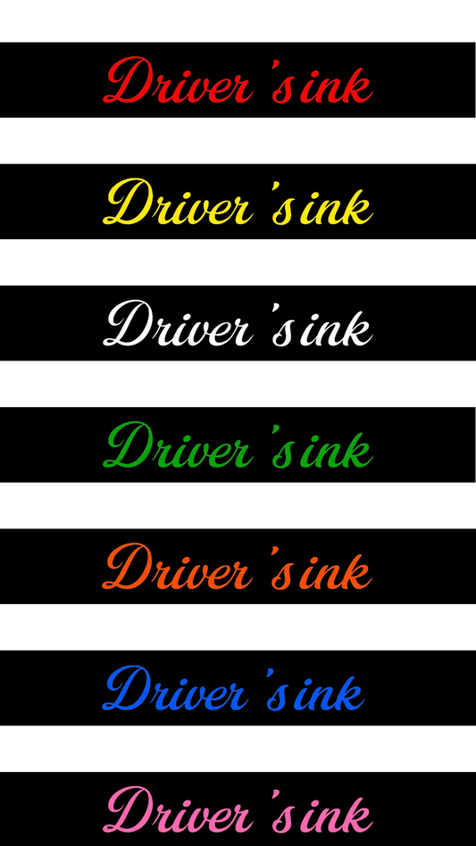 bandeau de pare brise universel Driver's Ink Ma boutique