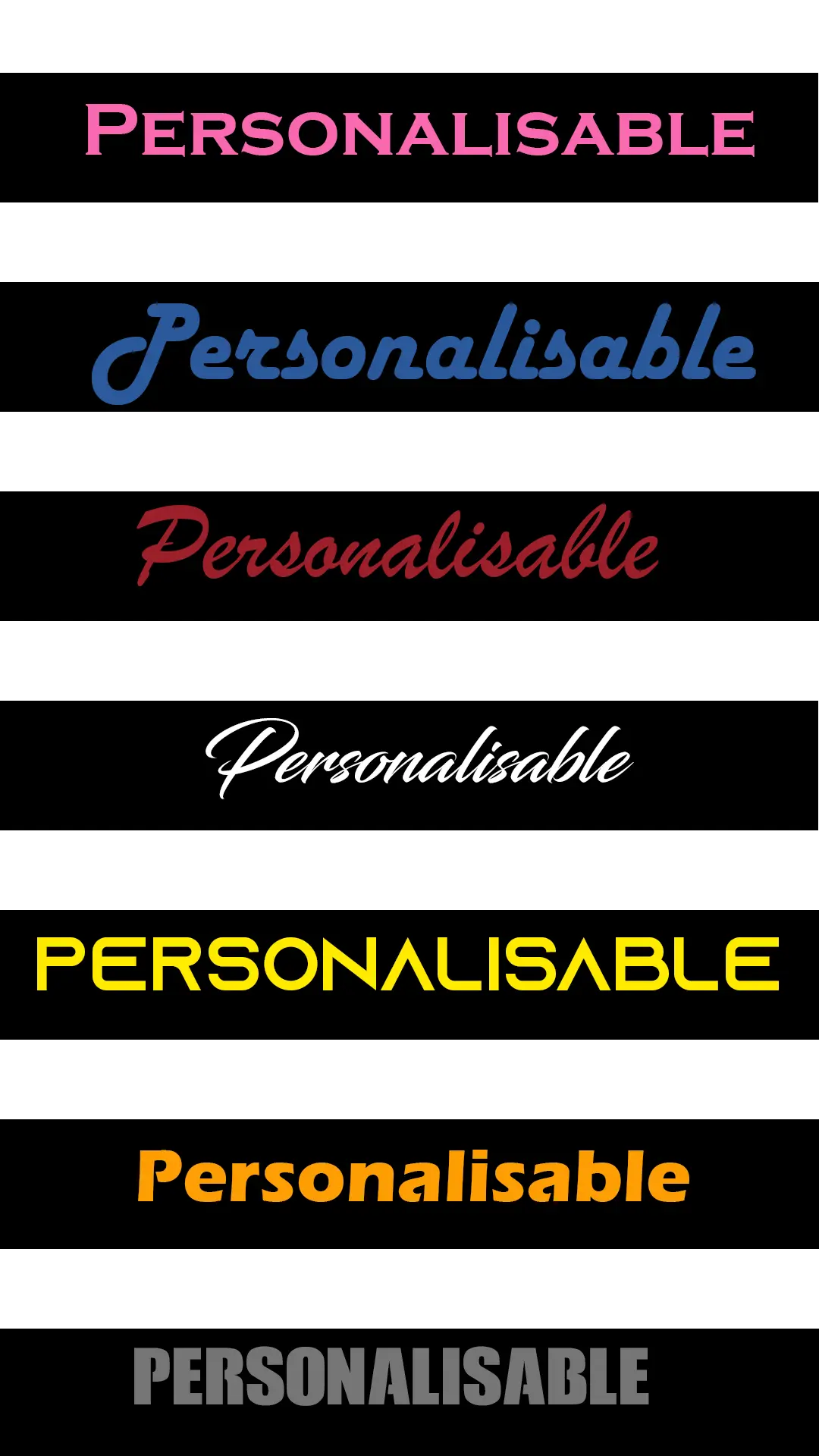 Bandeau de pare-brise personnalisé Ma boutique